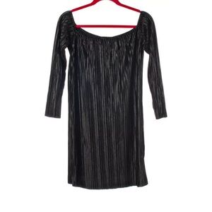 Romeo & Juliet Couture Ribbed Black Dress Sz.S